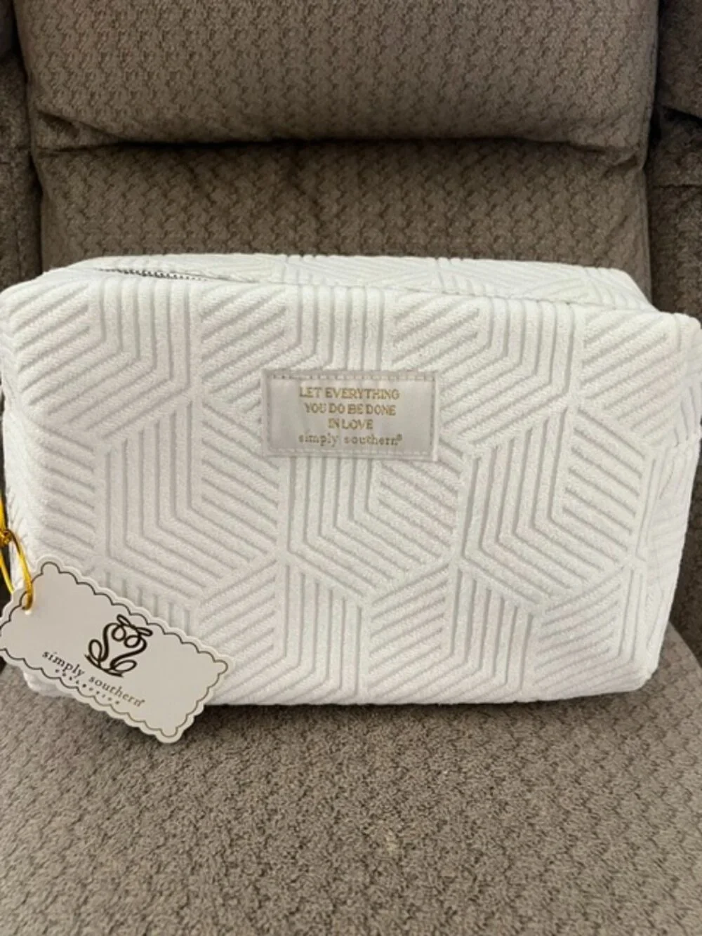 SIMPLY SOUTHERN MAKEUP TRAVEL TOTE